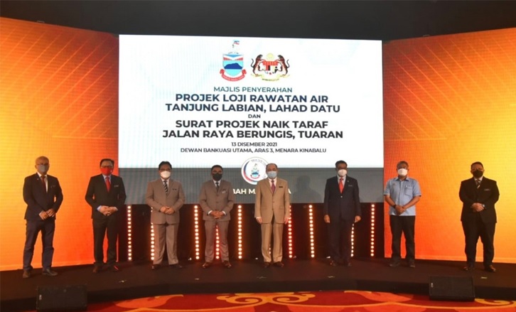 Loji Rawatan Air Tanjung Labian diserahkan kepada Kerajaan Sabah