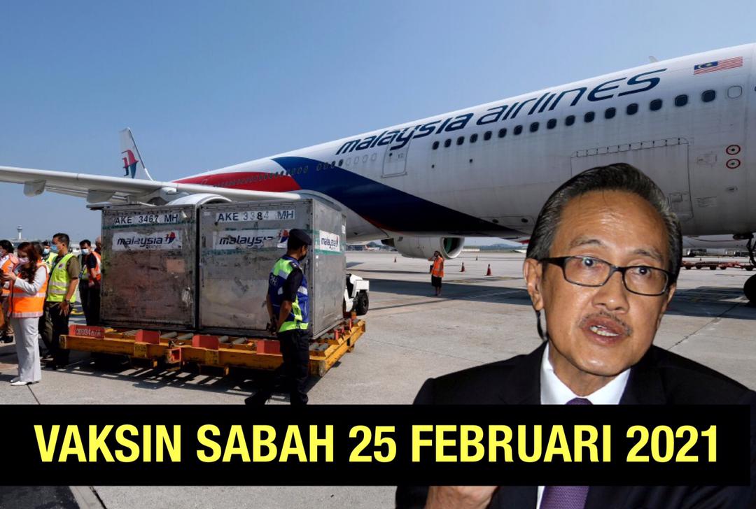 Bekalan vaksin fasa pertama tiba di Sabah 25 Feb ini - Masidi