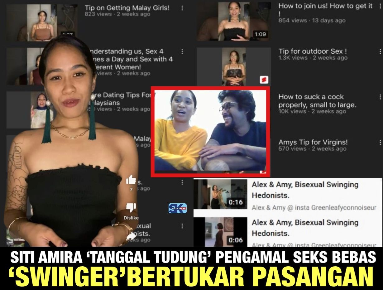 [VIDEO] Mengejutkan! Siti Amira 'tanggal tudung' pengamal seks bebas, 'Swinger' bertukar pasangan