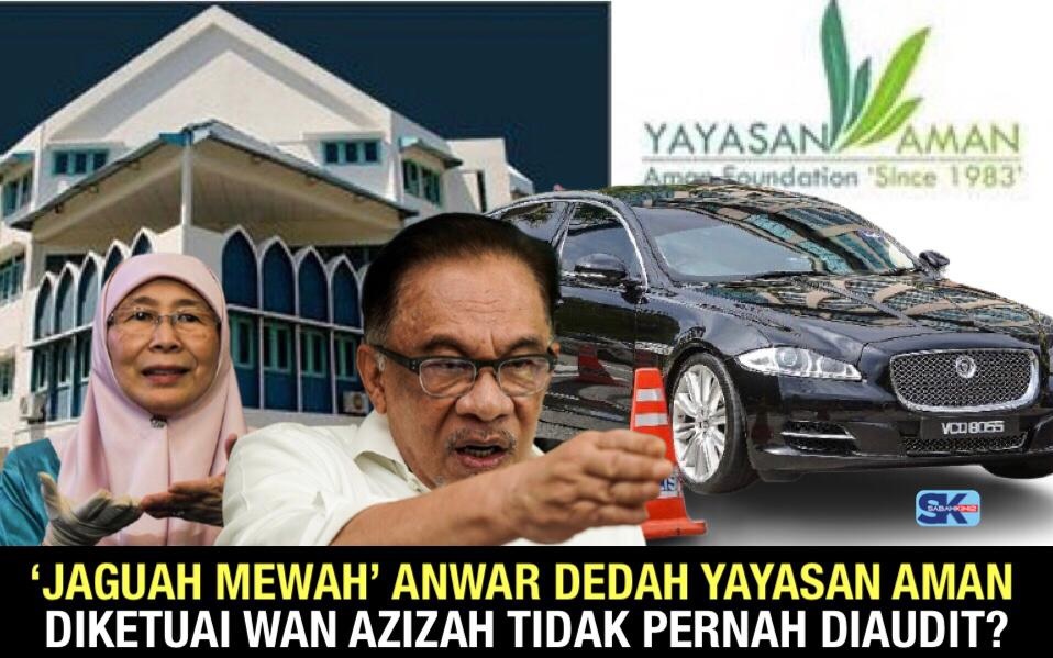 ‘Jaguar Mewah’ Anwar dedah Yayasan Aman diketuai Wan Azizah tidak pernah diaudit?