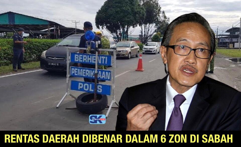 Rentas daerah dibenar dalam 6 zon di Sabah