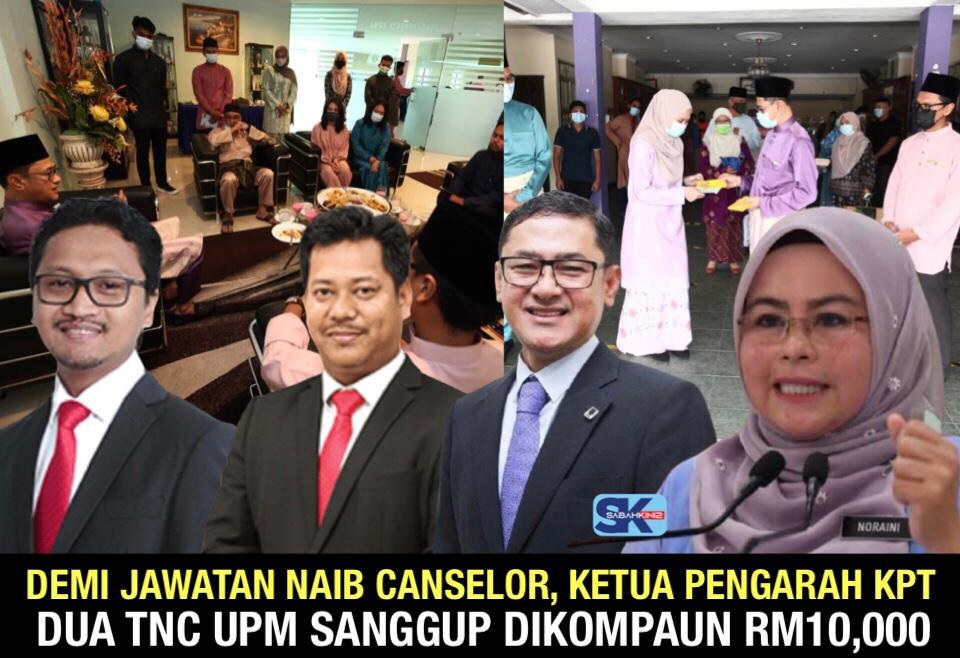 Demi jawatan Naib Canselor,  Ketua Pengarah KPT, Dua TNC UPM sanggup dikompaun RM10,000