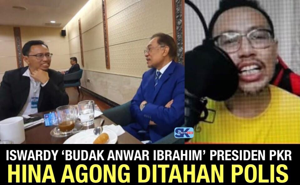 [VIDEO] Iswardy 'Budak Anwar Ibrahim' Presiden PKR Hina Agong ditahan polis
