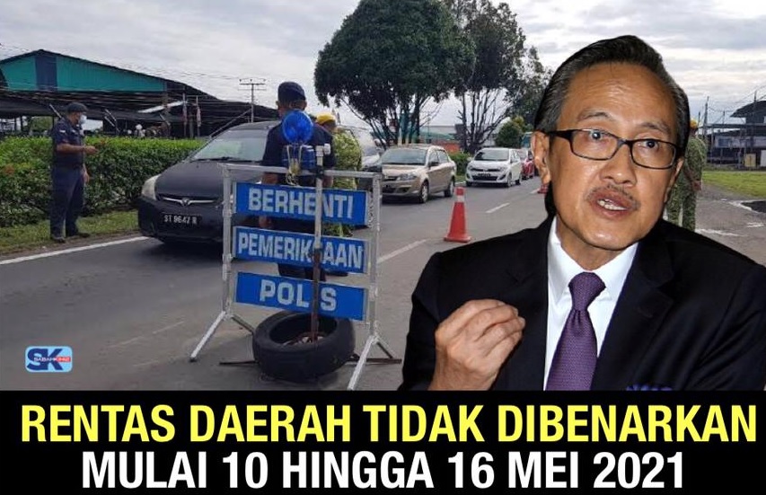 Rentas daerah tidak dibenarkan di Sabah mulai 10 hingga 16 Mei- Masidi Manjun