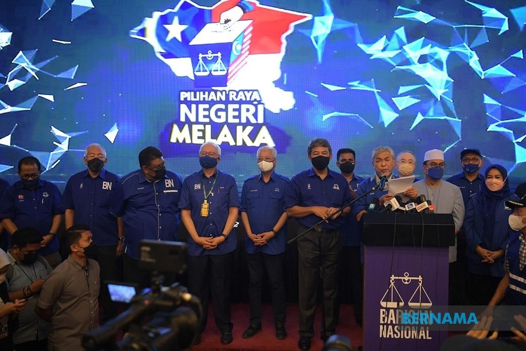 BN menang 21 daripada 28 DUN di Melaka, calon katak 'dikuburkan'