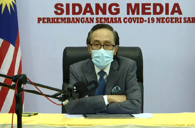 Sabah mencatatkan kes baharu COVID-19 sebanyak 1,533 kes