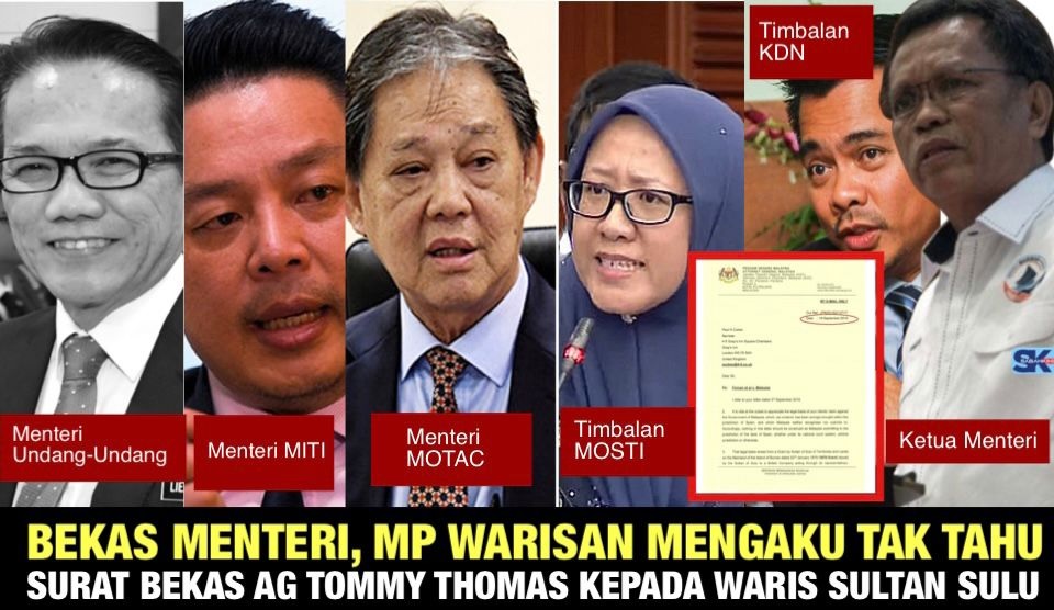 Bekas Menteri, MP Warisan mengaku tak tahu surat bekas AG Tommy Thomas kepada Waris Sultan Sulu