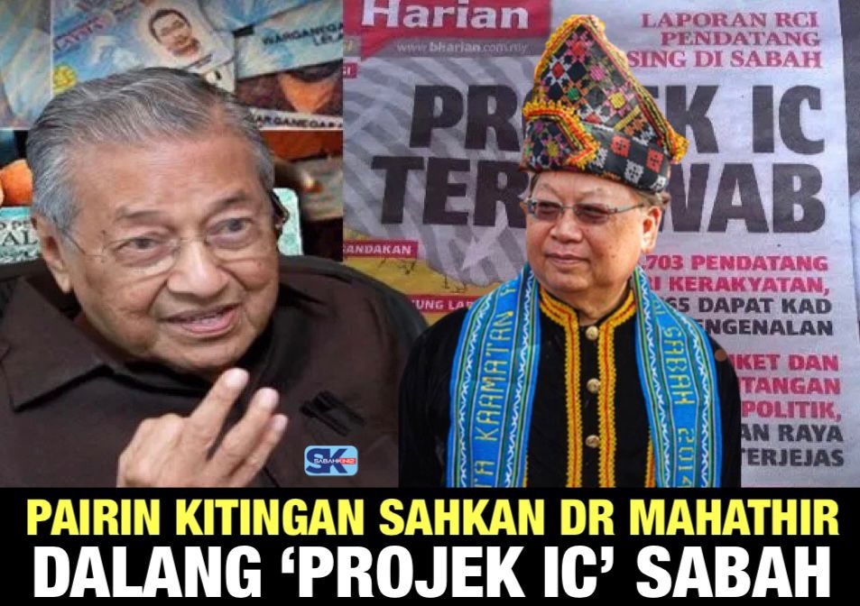 Pairan Kitingan sahkan Dr Mahathir dalang 'Projek IC' Sabah