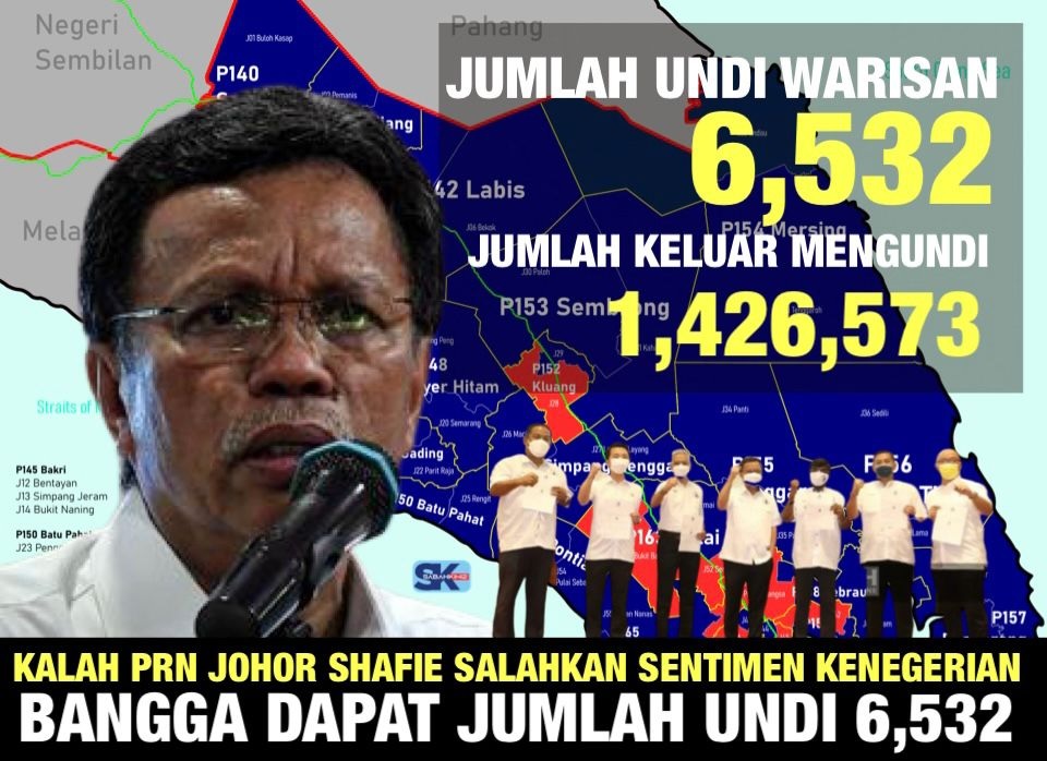 Shafie salahkan sentimen kenegerian punca kalah PRN Johor, bangga Warisan dapat undi 6,532