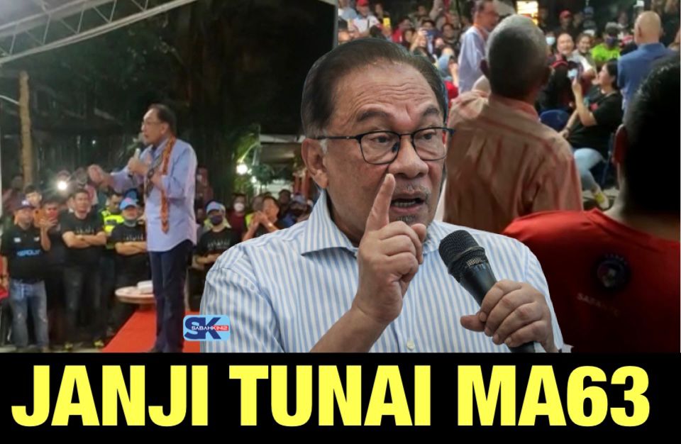[VIDEO] Bukti Anwar tiada pilihan perlu tunai janji laksana MA63 selepas dilantik PM-10