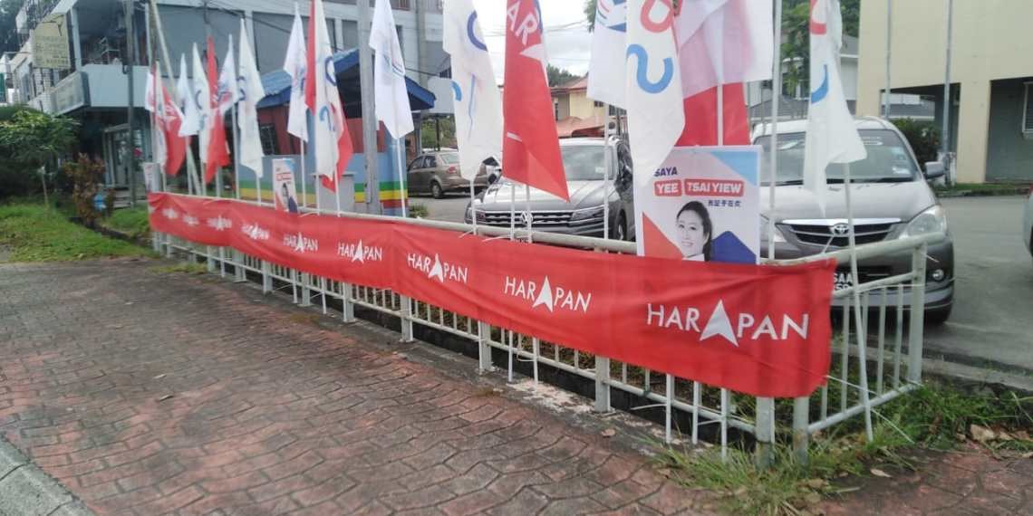 PRU15: Lebih 100 bahan kempen calon GRS Kota Kinabalu dirosakkan 