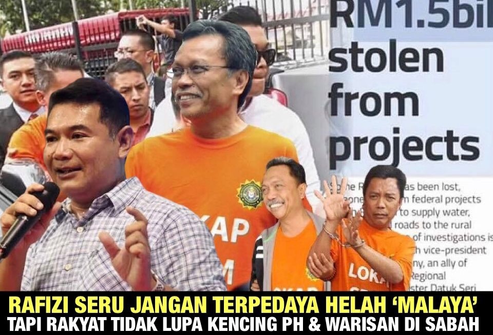 Rafizi seru jangan terpedaya helah 'Malaya' tapi rakyat tidak lupa 'kencing' PH, Warisan di Sabah