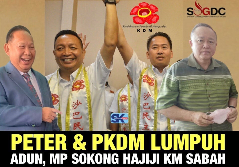 Peter PKDM lumpuh: MP, Adun Juil Nuatim, Wetrom sokong Hajiji, Ronnie Loh keluar PKDM demi SOGDC
