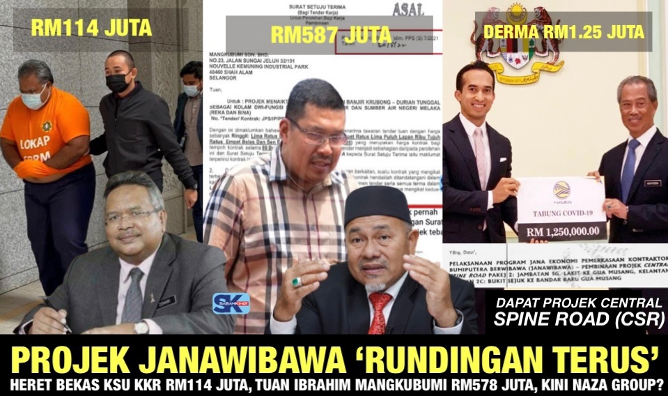 Projek JanaWibawa 'Rundingan Terus' heret bekas KSU KKR RM114 juta, Tuan Ibrahim Mangkubumi RM578 juta kini Naza Group?