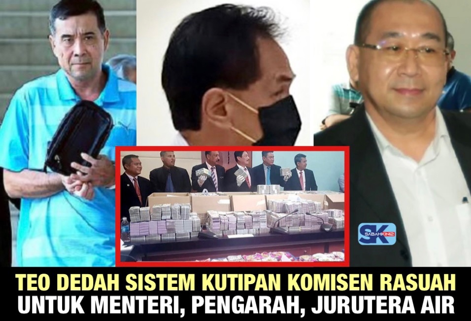 Skandal Jabatan Air Sabah: Teo dedah sistem kutipan komisen rasuah untuk Menteri, Pengarah, Jurutera air