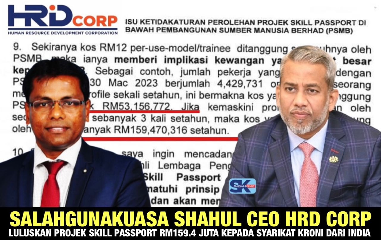 SPRM digesa siasat Shahul CEO HRD Corp salahgunakuasa Projek Skill Passport RM159.4 juta kepada syarikat kroni dari India
