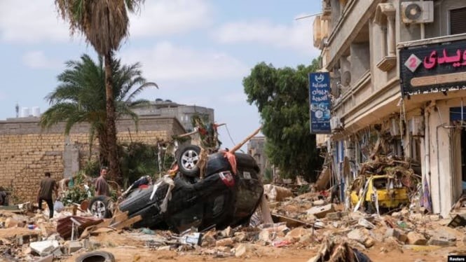 Angka kematian akibat banjir di Libya meningkat kepada 5,500 orang dan 7,000 cedera