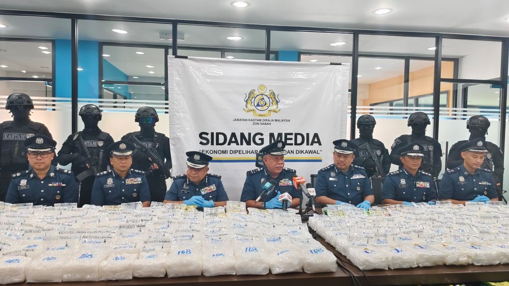 JKDM Sabah rampas dadah 205kg, bernilai RM6.85 juta