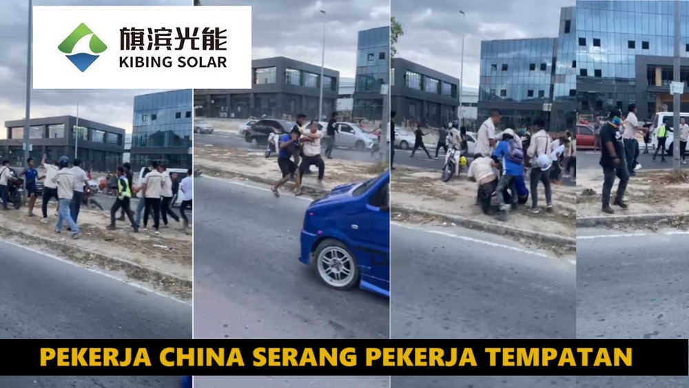 [VIDEO] Pekerja China SBH Kibing Solar serang pekerja tempatan boleh cetus sentimen anti China dan rusuhan