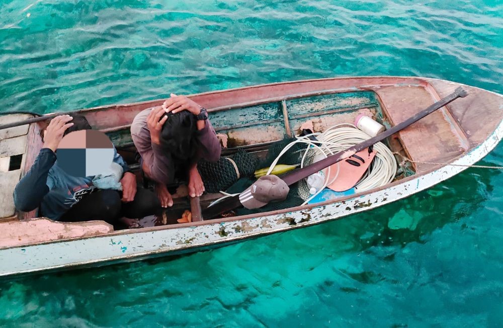 Maritim Malaysia tahan empat lelaki terlibat aktiviti bom ikan