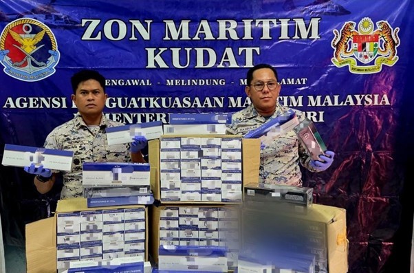 Maritim Malaysia gagalkan cubaan seludup rokok bernilai RM6,000
